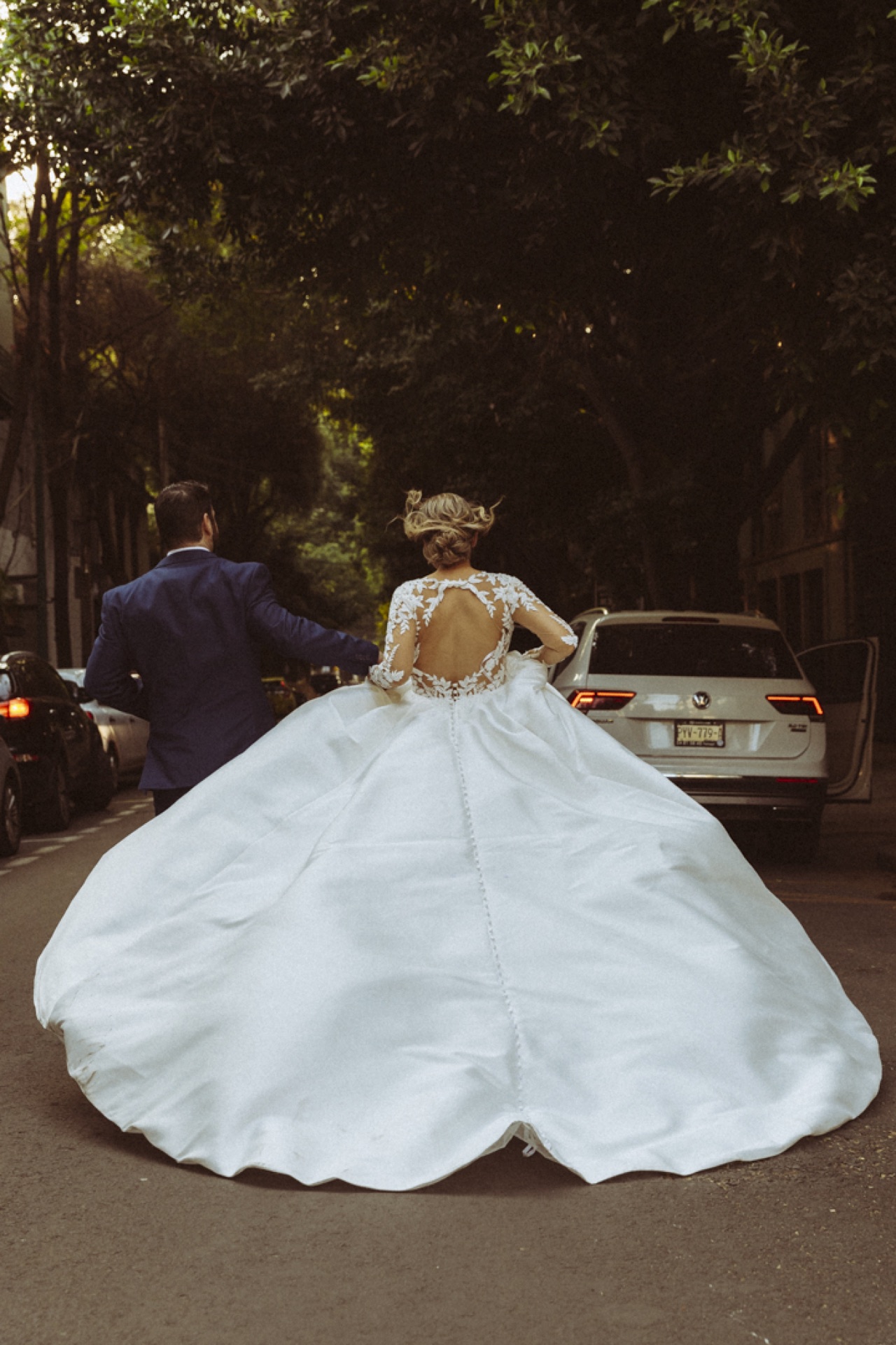 Couple in the street