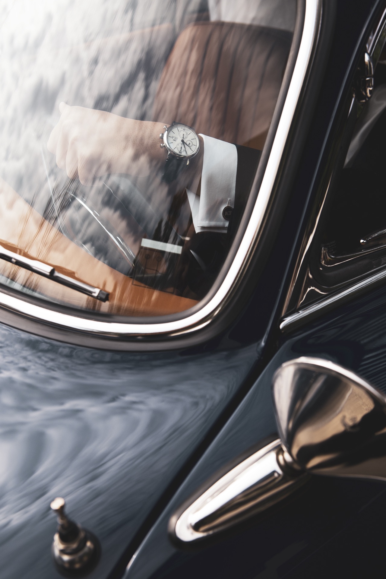 Watch and classic car